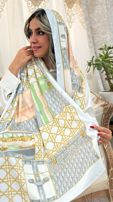 شال ابریشم نرم و لطیف