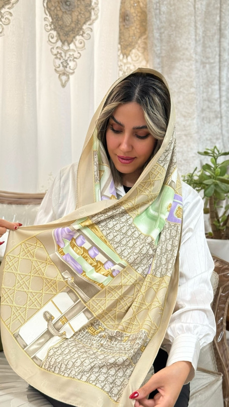 شال ابریشم نرم و لطیف(اقساطی)
